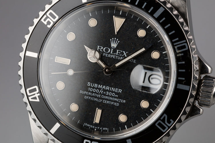 1989 Rolex Submariner 16610