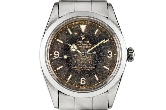 1963 Rolex Explorer 1016 with Aged Tropical Gilt  Dial