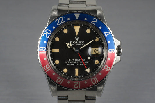1968 Rolex GMT 1675 Mark I Dial