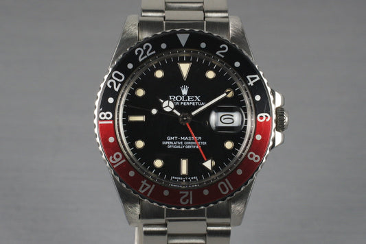 1988 Rolex GMT 16750 Non-Date Spider Dial