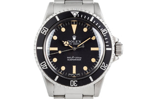 1978 Rolex Submariner 5513 Serif Dial