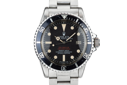 1972 Rolex Double Red Sea-Dweller 1665 with MK III Dial