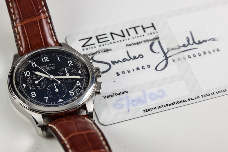 2002 Zenith El Primero caliber 400 with Box and Papers