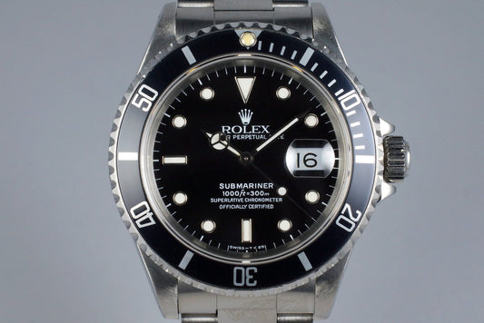 1990 Rolex Submariner 16610