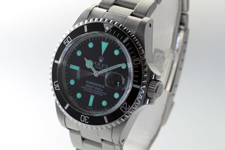 Rolex Submariner 1680 with Service Dial and Service Case