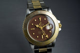 1972 Rolex Two Tone GMT 1675 with Root Beer Dial
