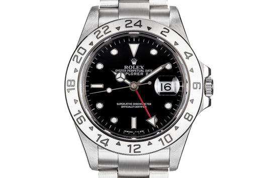 1995 Rolex Explorer II 16570 Black Dial