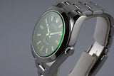 2008 Rolex Milgauss Green 116400V with Box and Papers