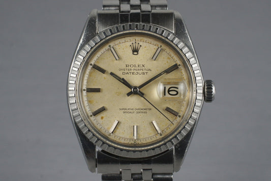 1971 Rolex DateJust 1601 with Tropical Silver Dial