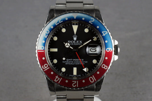 1981 Rolex GMT-Master 16750 with Service Papers