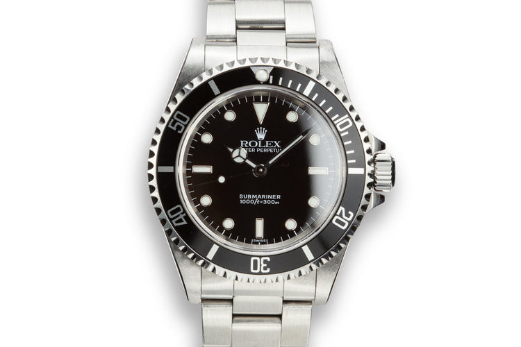1999 Rolex Submariner 14060 "SWISS" Only Dial