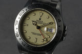 1987 Rolex Explorer II 16550 Cream Dial with Box and Papers Unpolished