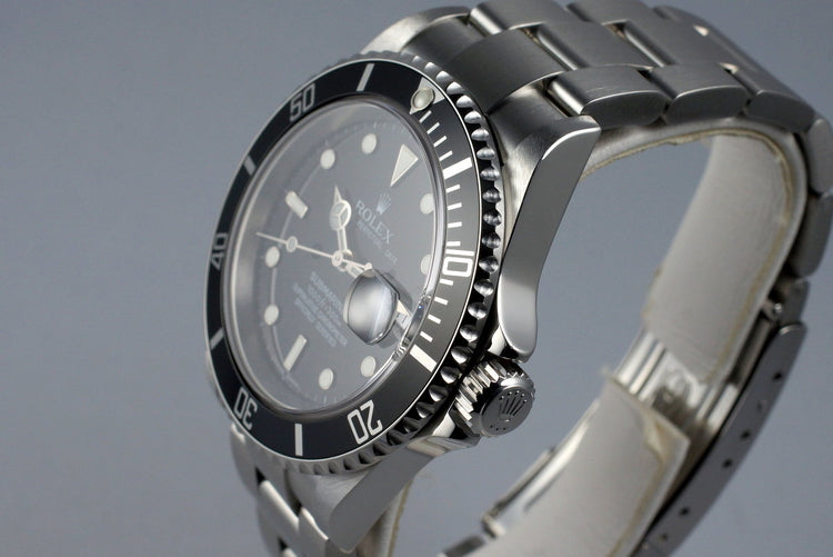 2006 Rolex Submariner 16610 with Box and Papers