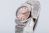 2021 Oyster Perpetual 124200 "Pink" Dial with Box & Card