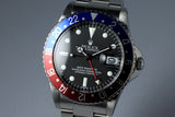 1960 Rolex GMT 1675 PCG Service Dial with Box