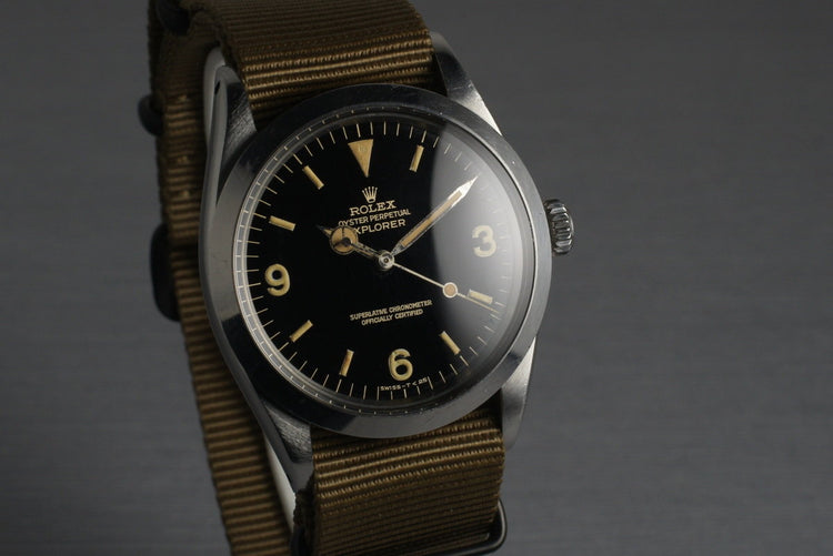 1964 Rolex Explorer 1 1016 with  Glossy Gilt Dial