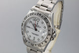 1997 Rolex Explorer II 16570 White Dial
