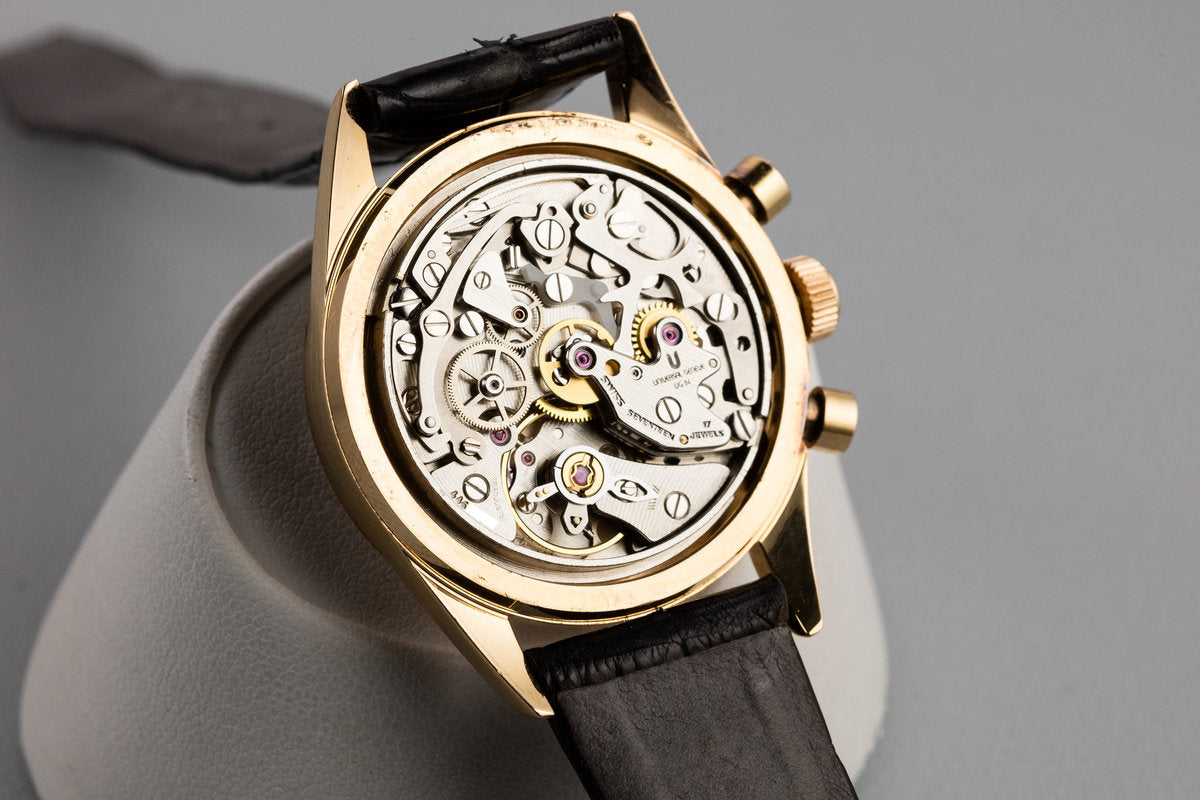 HQ Milton - 1992 Universal Geneve Compax 18K 484.440 with Box and