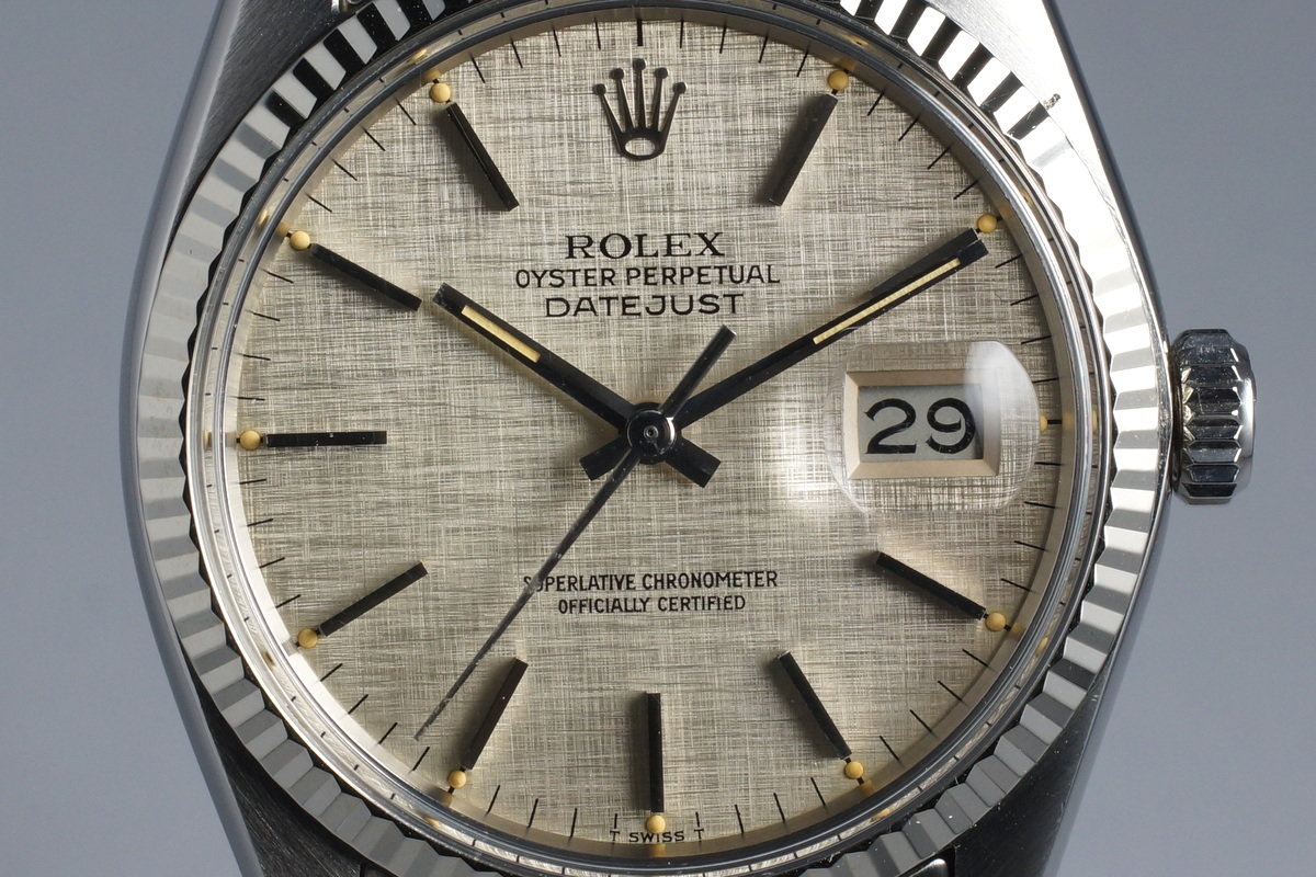 HQ Milton - 1978 Rolex DateJust 16014 Silver Linen Dial, Inventory