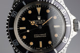 1964 Rolex Submariner 5513 with Meters first Gilt Dial