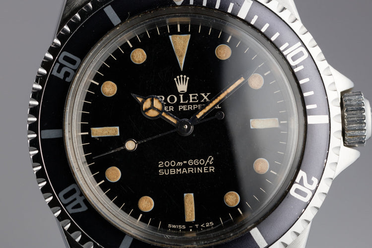 1964 Rolex Submariner 5513 with Meters first Gilt Dial