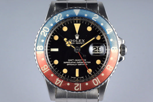 1966 Rolex GMT 1675 Glossy Gilt Dial