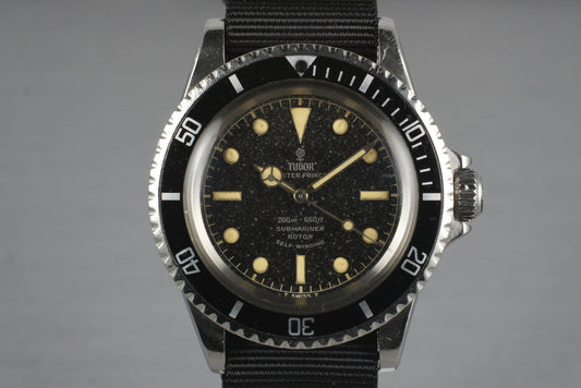 1965 Tudor Submariner 7928 Gilt Chapter Ring Dial