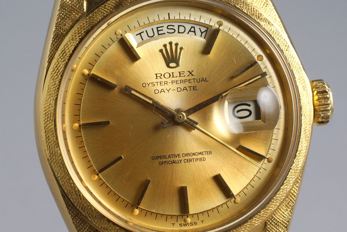 HQ Milton - 1966 Rolex YG Day-Date 1806 with Morellis Finish