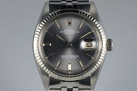 1972 Rolex DateJust 1601 Gray Dial