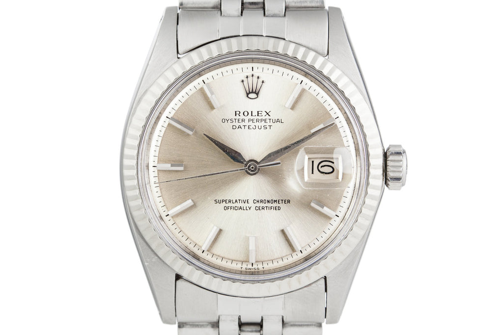 1964 Rolex Datejust 1601 with None Lume Dial and None Lume Sword Hands