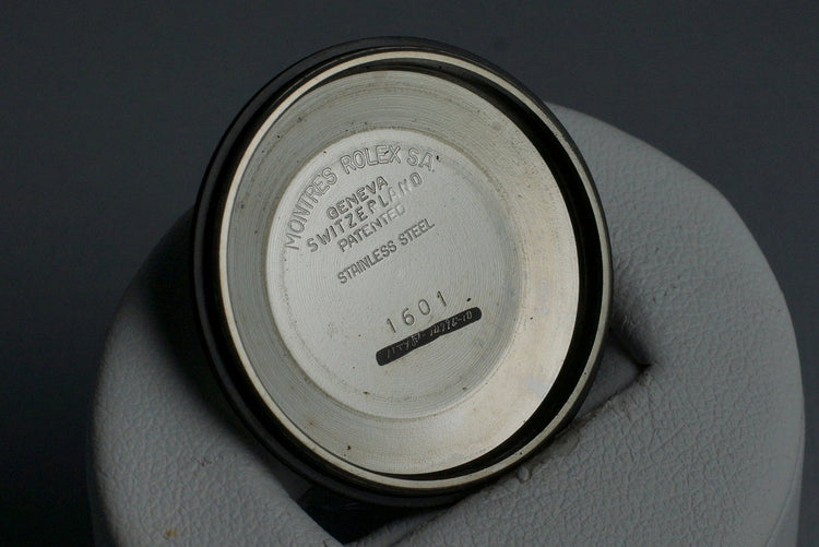 1972 Rolex DateJust 1601 Blue Textured Dial