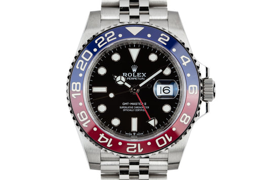 2018 Rolex Ceramic GMT-Master II 126710BLRO with Box and Papers