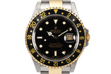 2000 Rolex Two Tone GMT II 16713 Black Dial