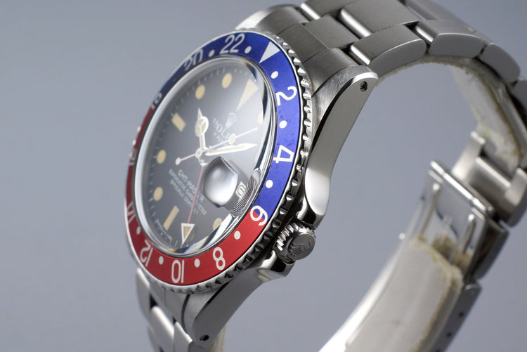 1978 Rolex GMT 1675 with RSC Papers