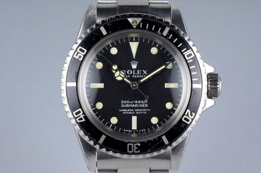 1967 Rolex Submariner 5512 4 Line Dial