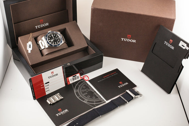 2017 Tudor Black Bay 79220B with Blue Bezel and Box and Papers