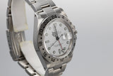 1999 Rolex Explorer II 16570 White Swiss Only Dial with Box and Papers