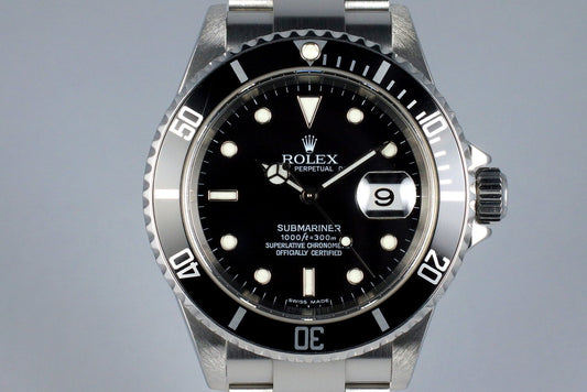 2006 Rolex Submariner 16610