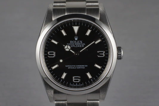 2007 Rolex Explorer 114270 with Box and Papers