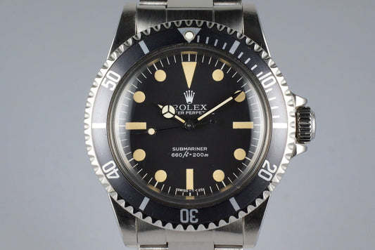 1979 Rolex Submariner 5513 Mark III Maxi Dial