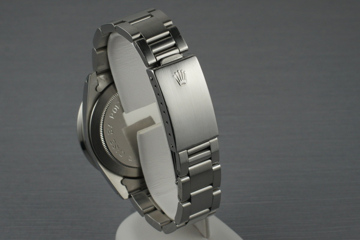 Tudor 7032/0 — Tropical Home Plate Dial. The photographed specimen has an older relume disclosed by the dealer. · Photo: HQ Milton · © HQ Milton, used with permission · Source: https://hqmilton.com/products/1970-tudor-monte-carlo-7032-0-tropical-home-plate-dial