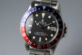 1972 Rolex GMT 1675 with Box and Papers