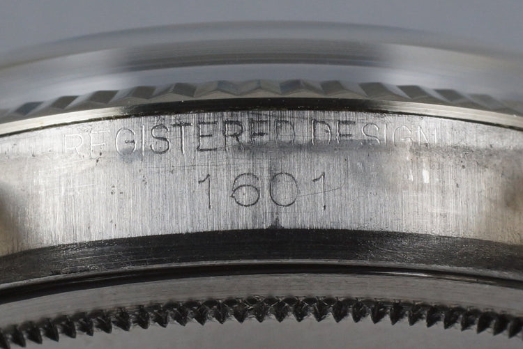 1969 Rolex DateJust 1601 Matte Black Sigma Dial