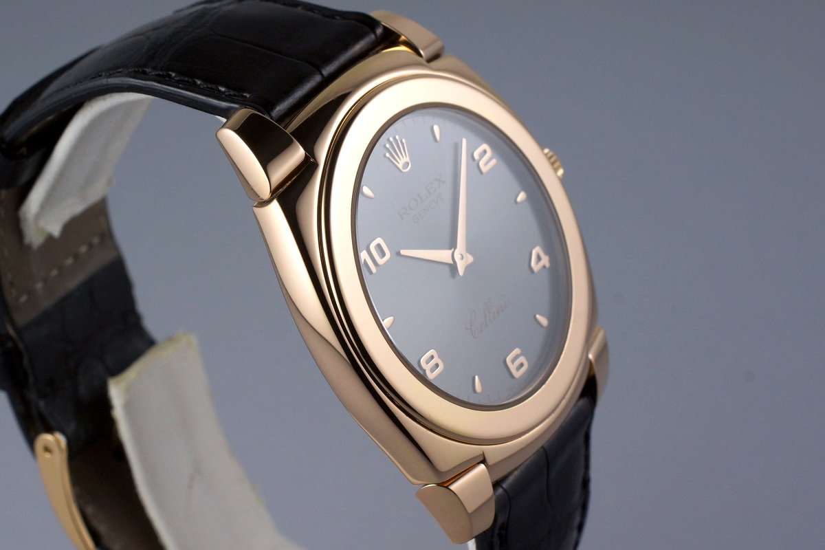HQ Milton 2007 Rolex Rose Gold Cellini 5330/5 with Box and