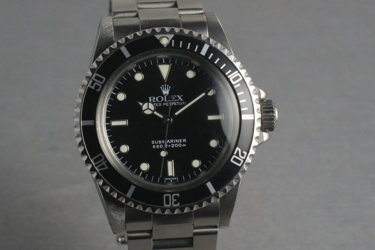 Rolex Submariner 5513 with WG surrounds