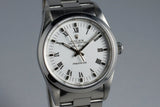 1996 Rolex Air-King 14000 White Roman Dial