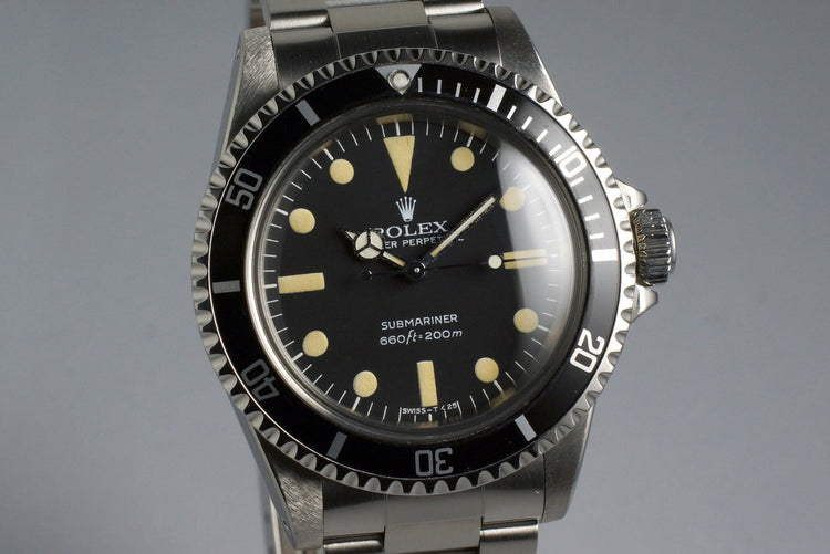 1981 Rolex Submariner 5513 Mark II Maxi Dial