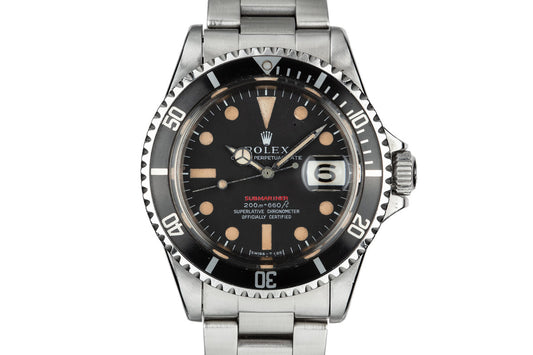 1969 Rolex Red Submariner 1680 with MK II Meters First Dial