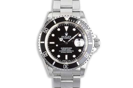 1996 Unpolished Rolex Submariner 16610