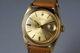 1967 Rolex YG DateJust 1600 with Papers